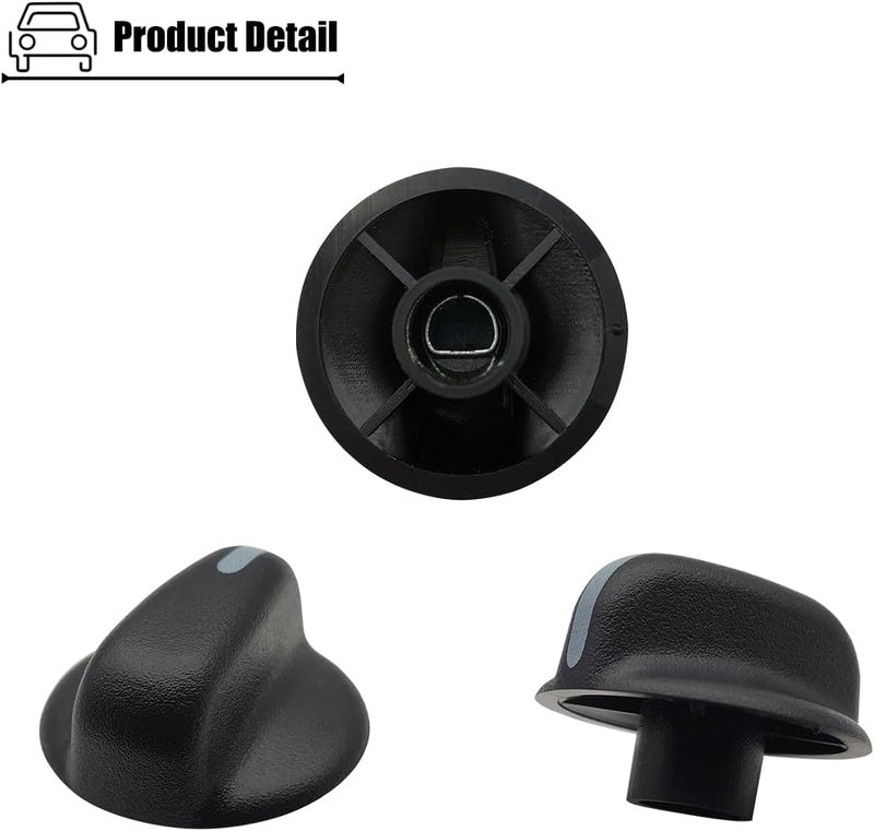LXROAR01 AC Heater Control Knob Compatible with Jeep Wrangler 1997 1998 Year, Blower Fan knob for 4882790 - Image 5